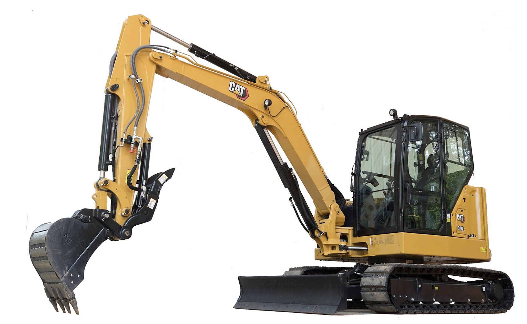 CAT 308 Mini Excavator Trenching